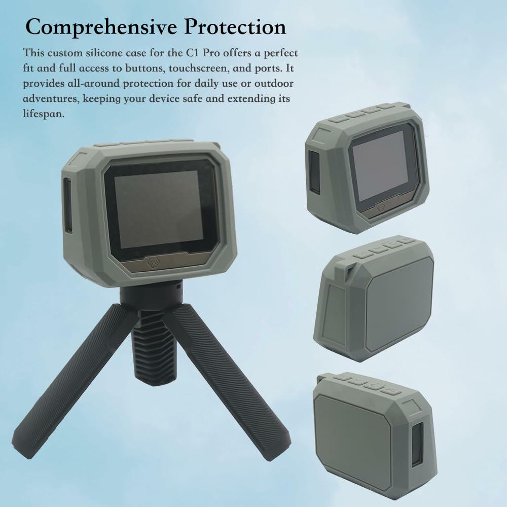 Xero Silicone Protective Case for C1 Pro Chronograph Grey Case Only