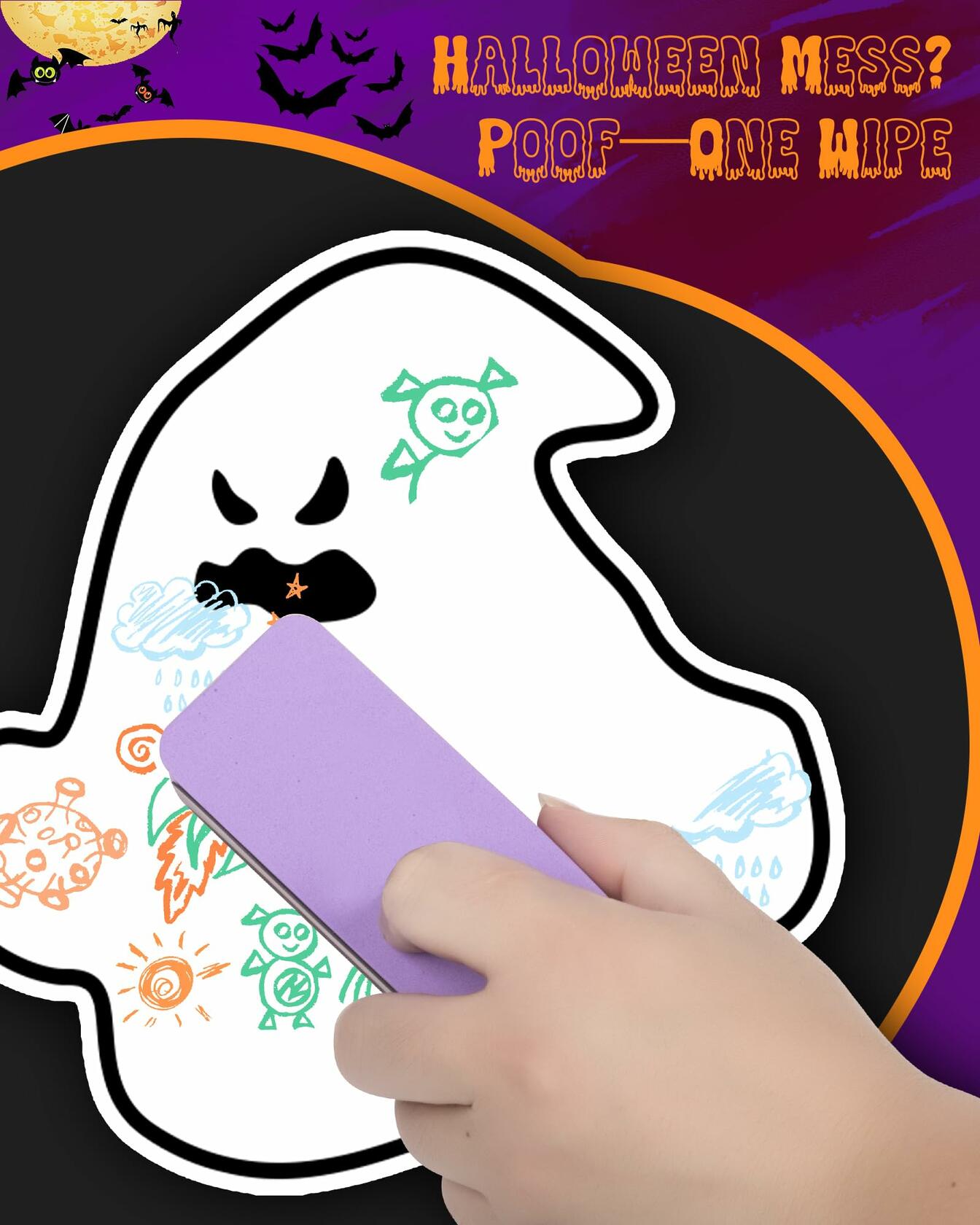 NewFamily Fantasy Colors Dustless Chalk Set 24 Colors Non-Toxic Washable