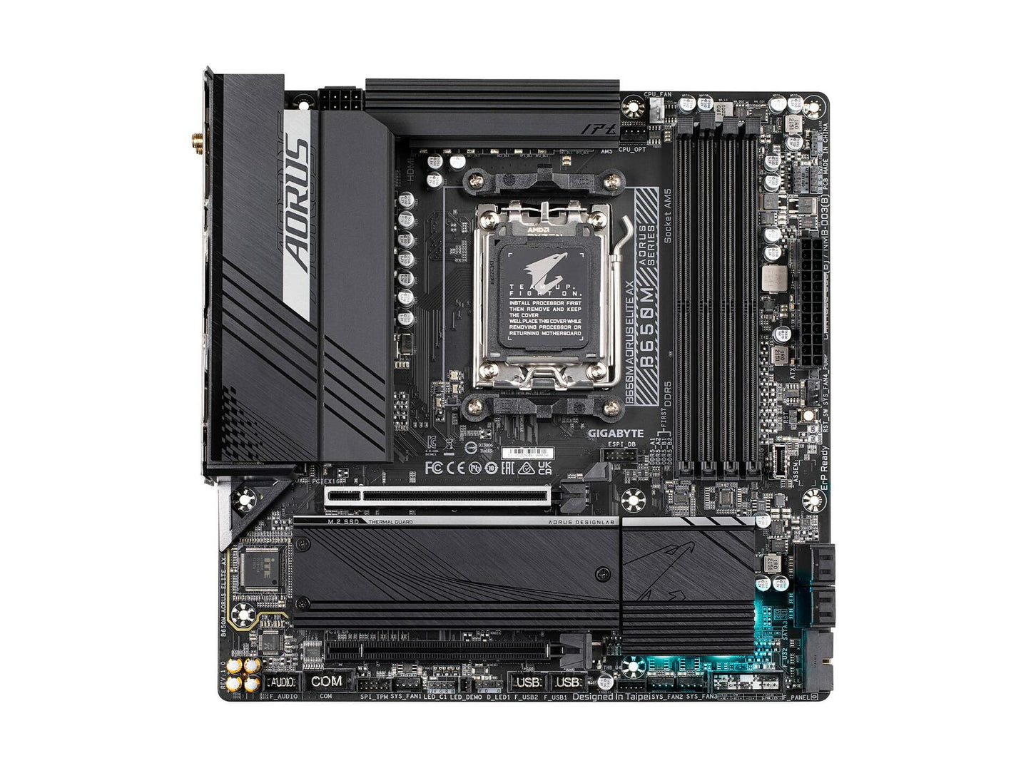 GIGABYTE B650M AORUS Elite AX AMD B650 Micro-ATX DDR5 PCIe 5.0 USB 3.2