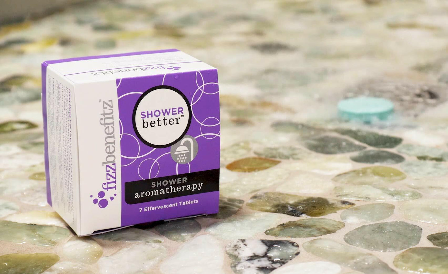 FizzBenefitz Aromatherapy Shower Bombs Unwinding Scent 7 Count Pack