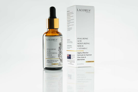 LACOMUS Hyaluronic Acid Vitamin C Moisturizing Serum Organic Skin Care