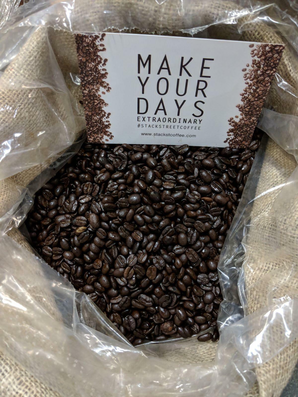 Stack Street Organic Gourmet Coffee Gift Set 5-Pack Whole Bean Sampler