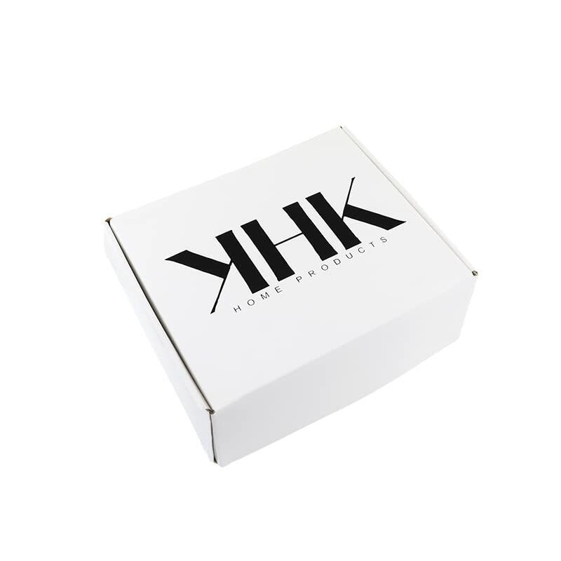 KHK Home Coffee Syrup Dispensers Glass Bottles w/Pumps & Spoons Set of 2 Black