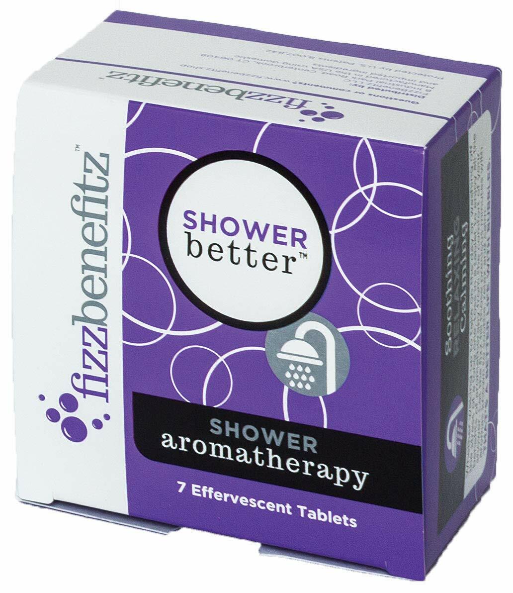 FizzBenefitz Aromatherapy Shower Bombs Unwinding Scent 7 Count Pack