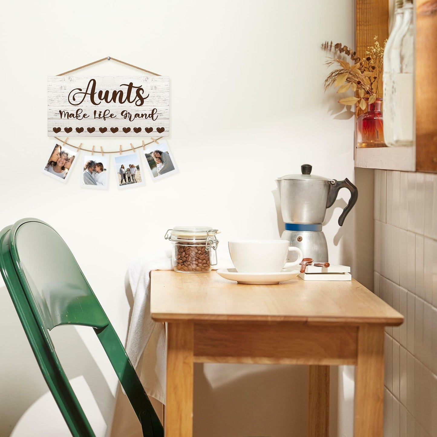 CGBHW Great Aunt Photo Frame Wall Hanging Gift 12x6 Black