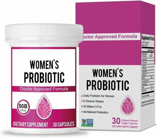 BestBy03/26 TLOPPG Women Probiotics 50B CFU Organic Cranberry 30 Capsules