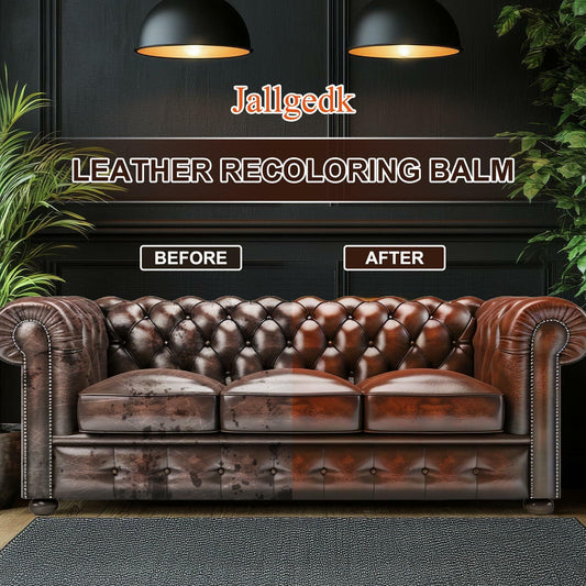 Jallgedk Leather Recoloring Balm Leather Repair Kit for Furniture Couch