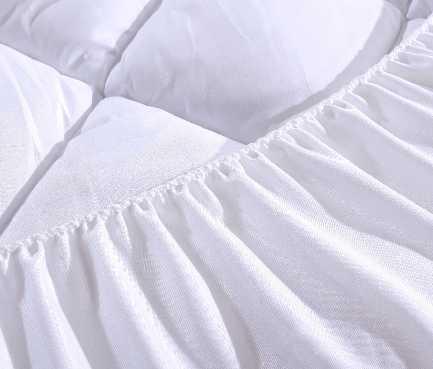 Everest Supply Premium Plus Mattress Pad Quilted Microfiber RV Short Queen 60x75