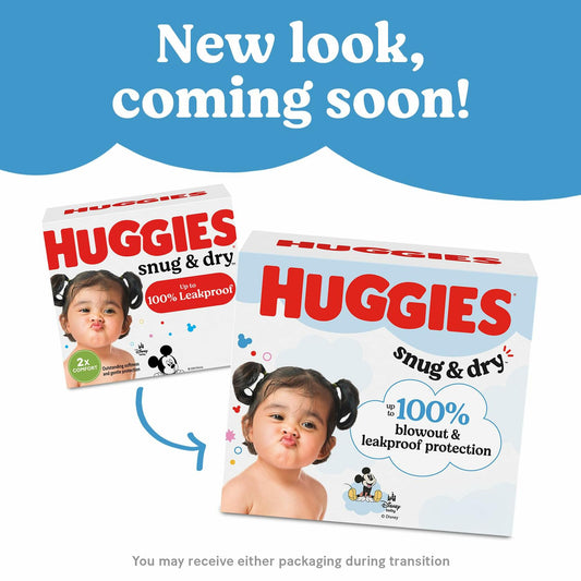 Huggies Snug & Dry Diapers 100 Count Size 2 (12-18 lbs)