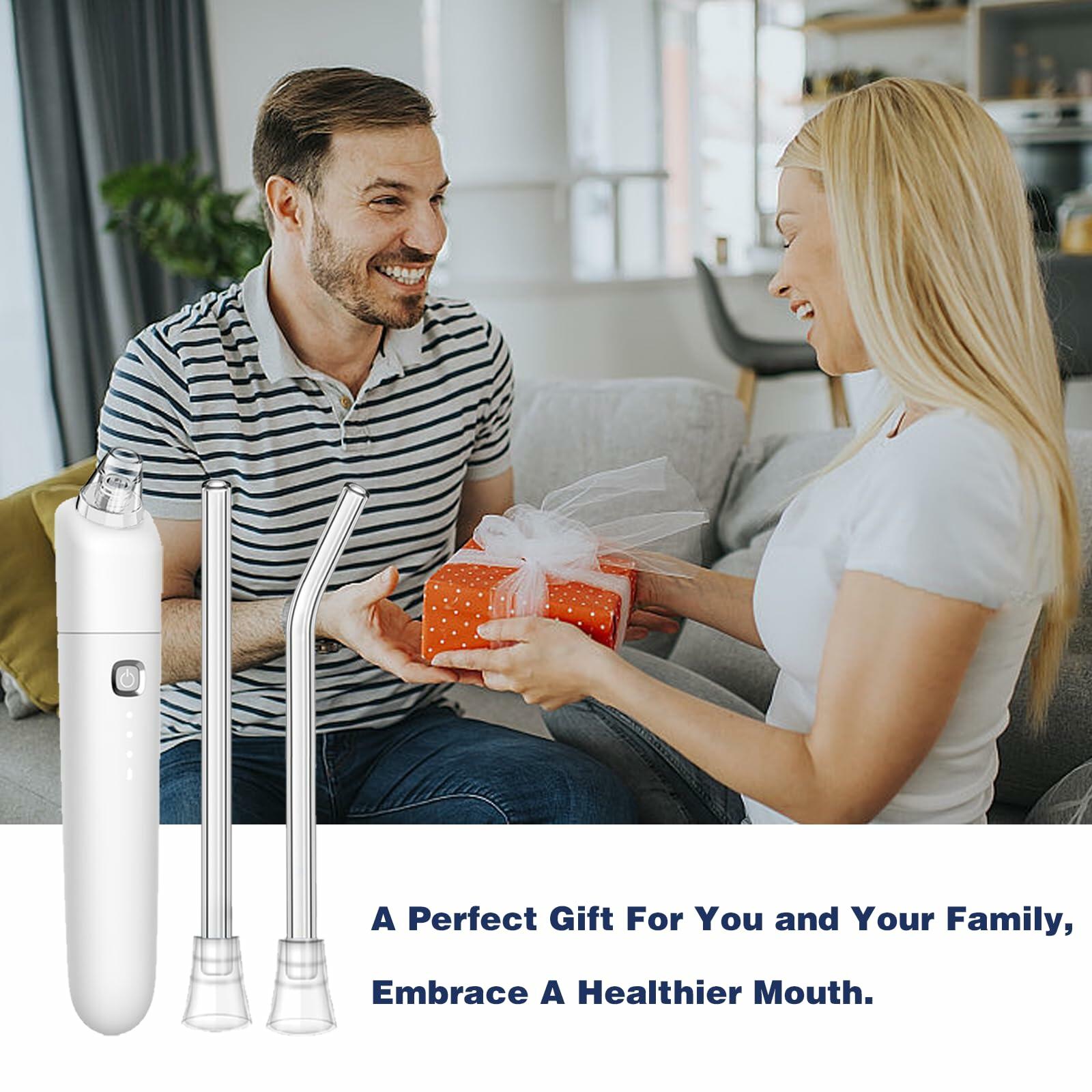 TRUSTV Electronic Tonsil Stone Remover Kit 9PCS Vacuum White Stainless Steel