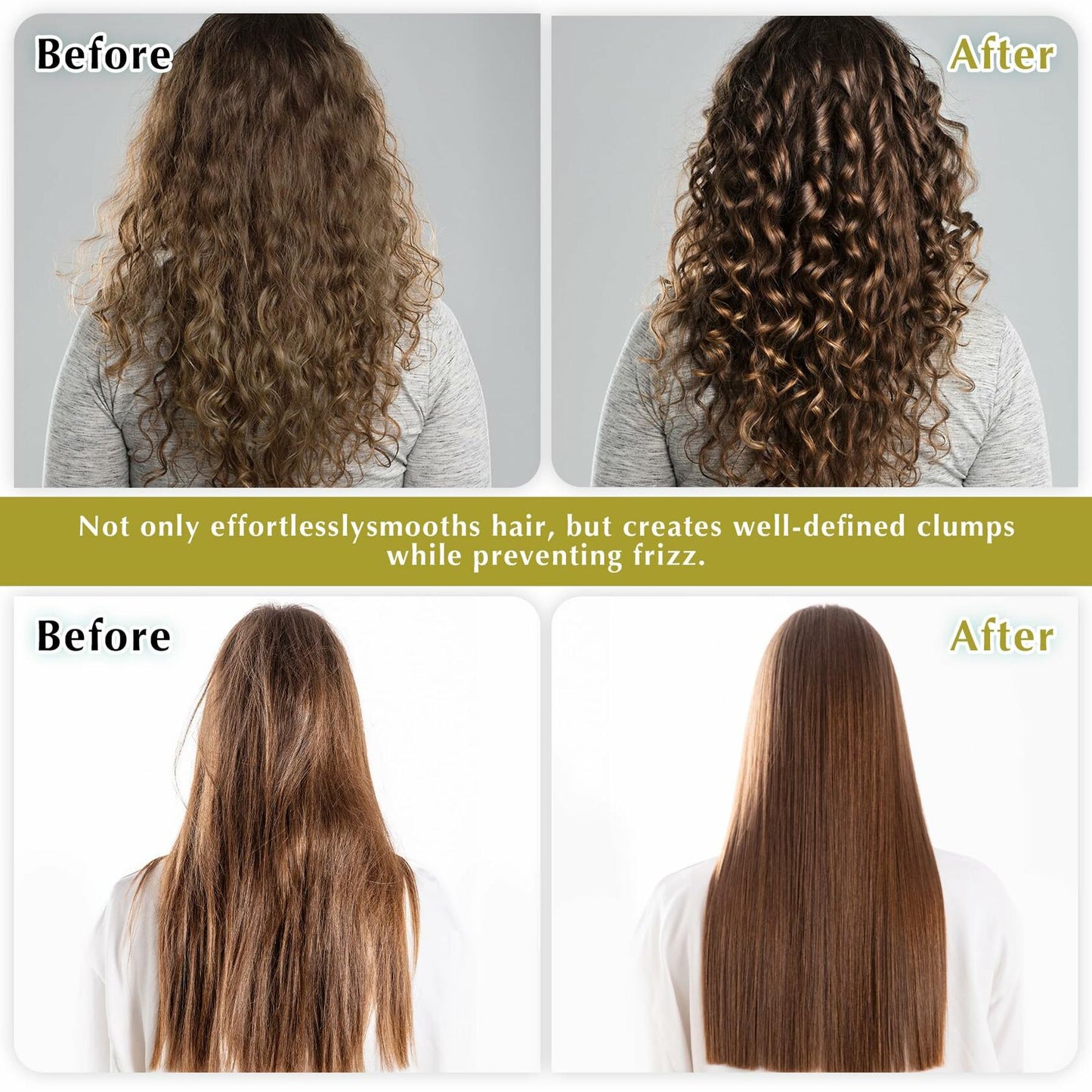 manrator Curl Defining Brush Vented Detangling Frizz Control Matcha Green