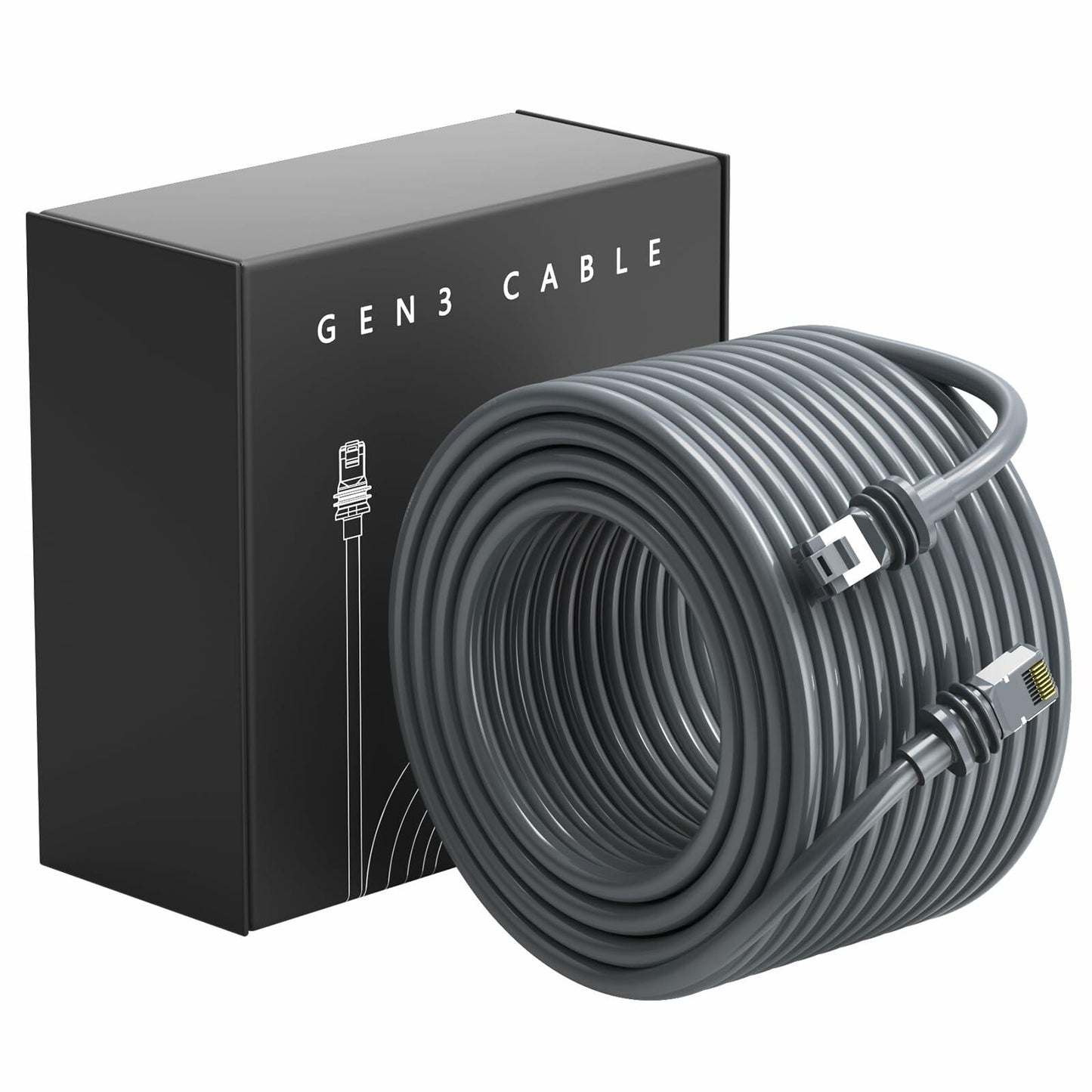 HVMKSR 100ft Starlink Gen 3 Replacement Extension Cable 26AWG Waterproof