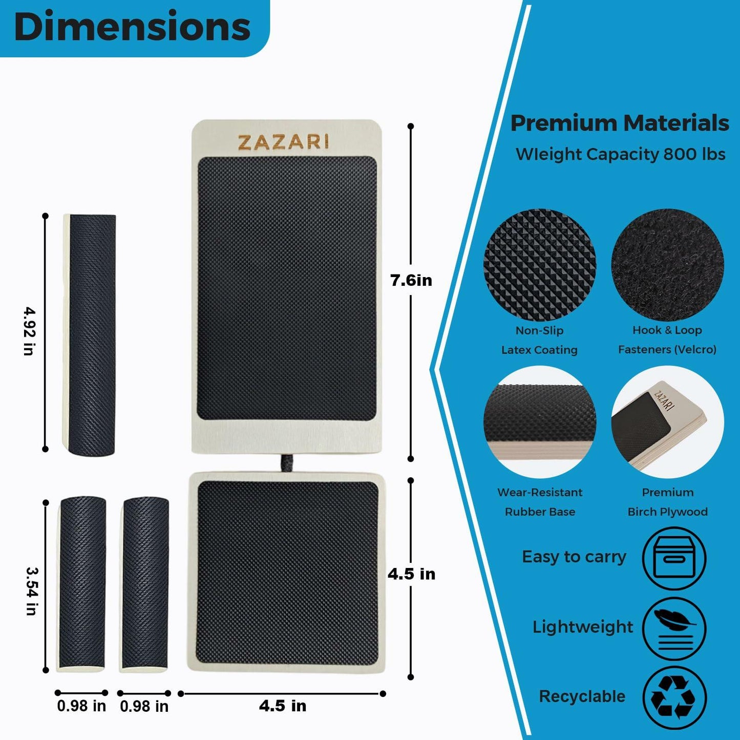 Foot Strengthener & Single Leg Balance Board for Stability and Training