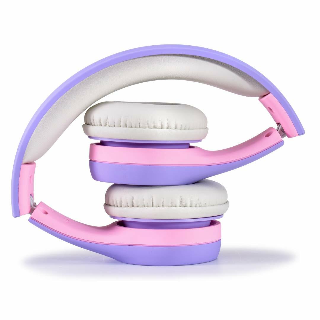 NENOS Kids Headphones Limited Volume Foldable for Children Toddler Lavender