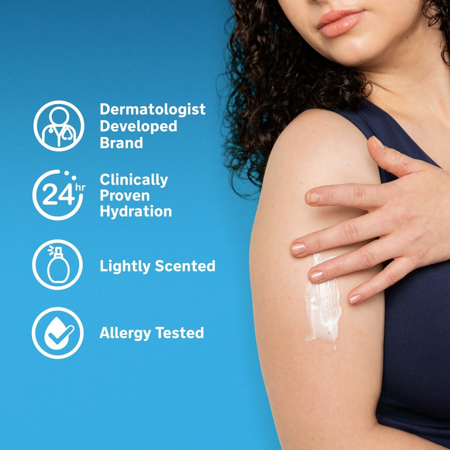 Lubriderm Daily Moisture Lotion Pro-Ceramide Shea Butter Glycerin 24 FL OZ