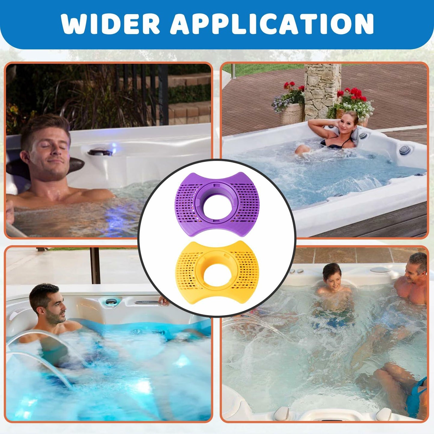 2 Packs Hot Tub Spa Mineral Filter Cartridge for Dimension One Spa Filter