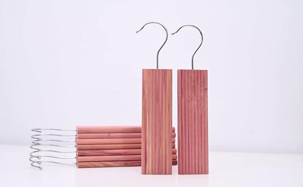 Vazpalas Cedar Blocks Clothes Storage Natural Wood Chips 12 Pack