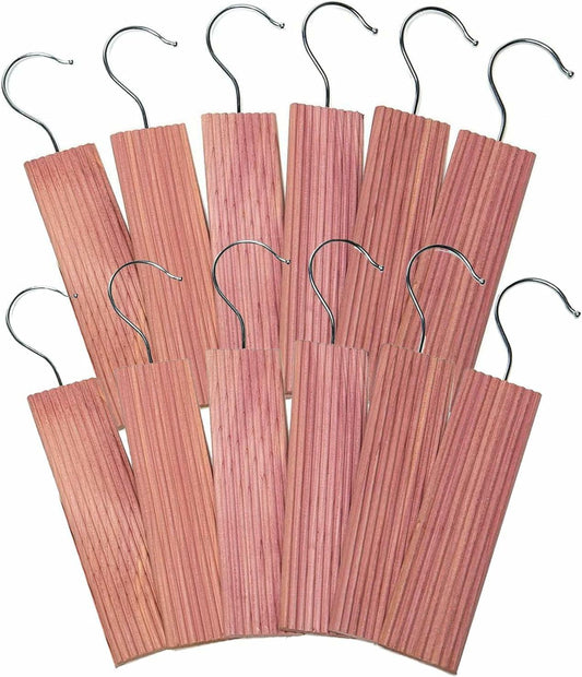 Vazpalas Cedar Blocks Clothes Storage Natural Wood Chips 12 Pack