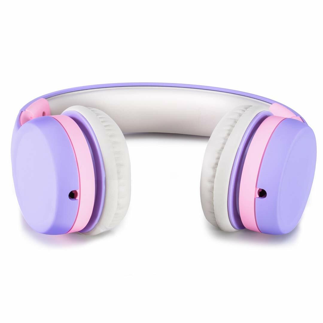 NENOS Kids Headphones Limited Volume Foldable for Children Toddler Lavender