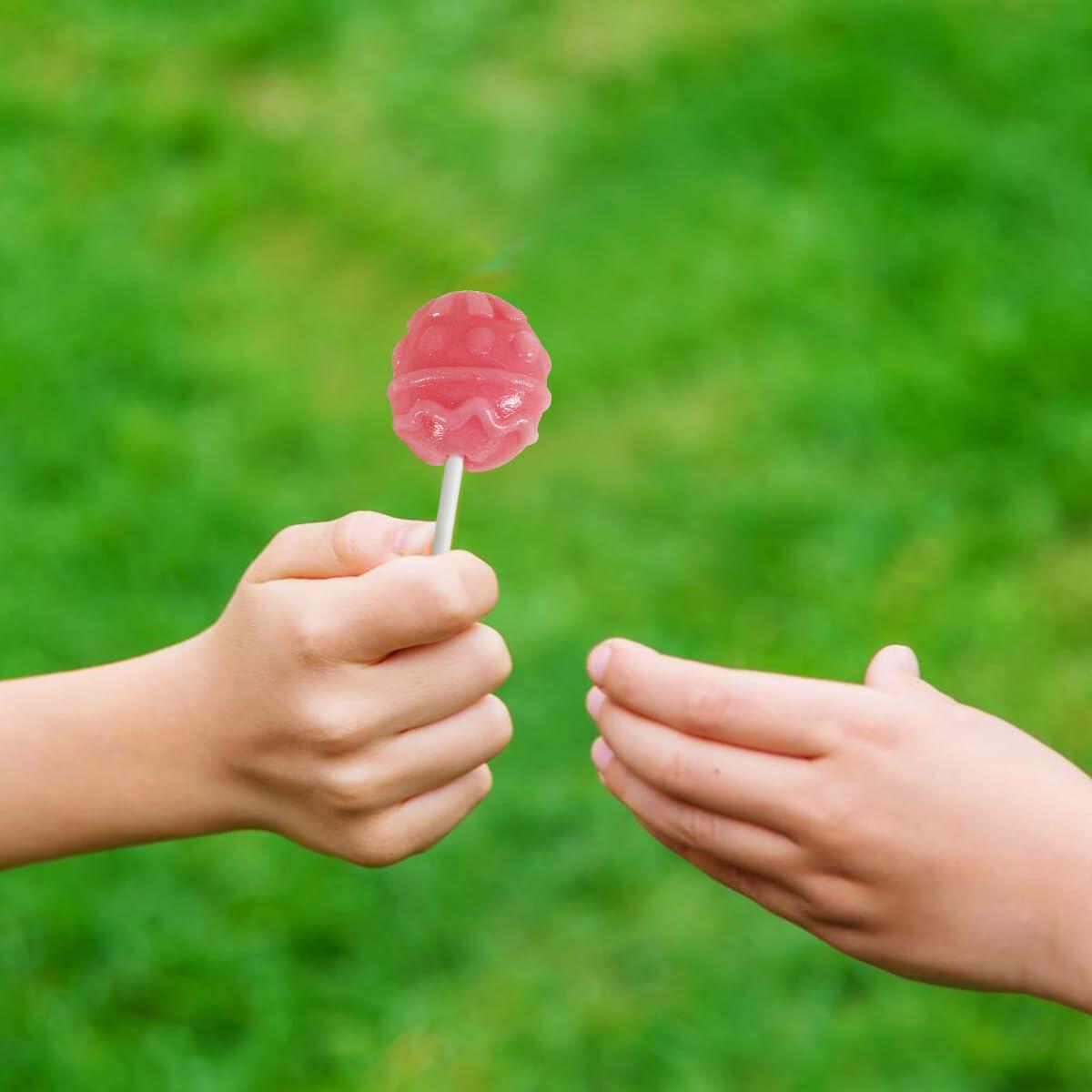 Taboom Egg Shaped Lollipops Easter Candy 16 Count Apple Blueberry Lemon