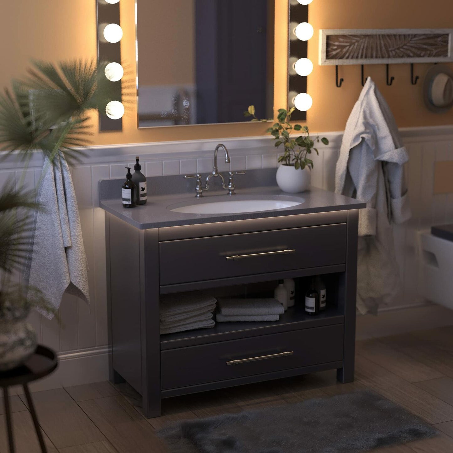 Voraus 10 Pack Cabinet Pulls Polished Chrome 3in (76mm) Drawer Handles