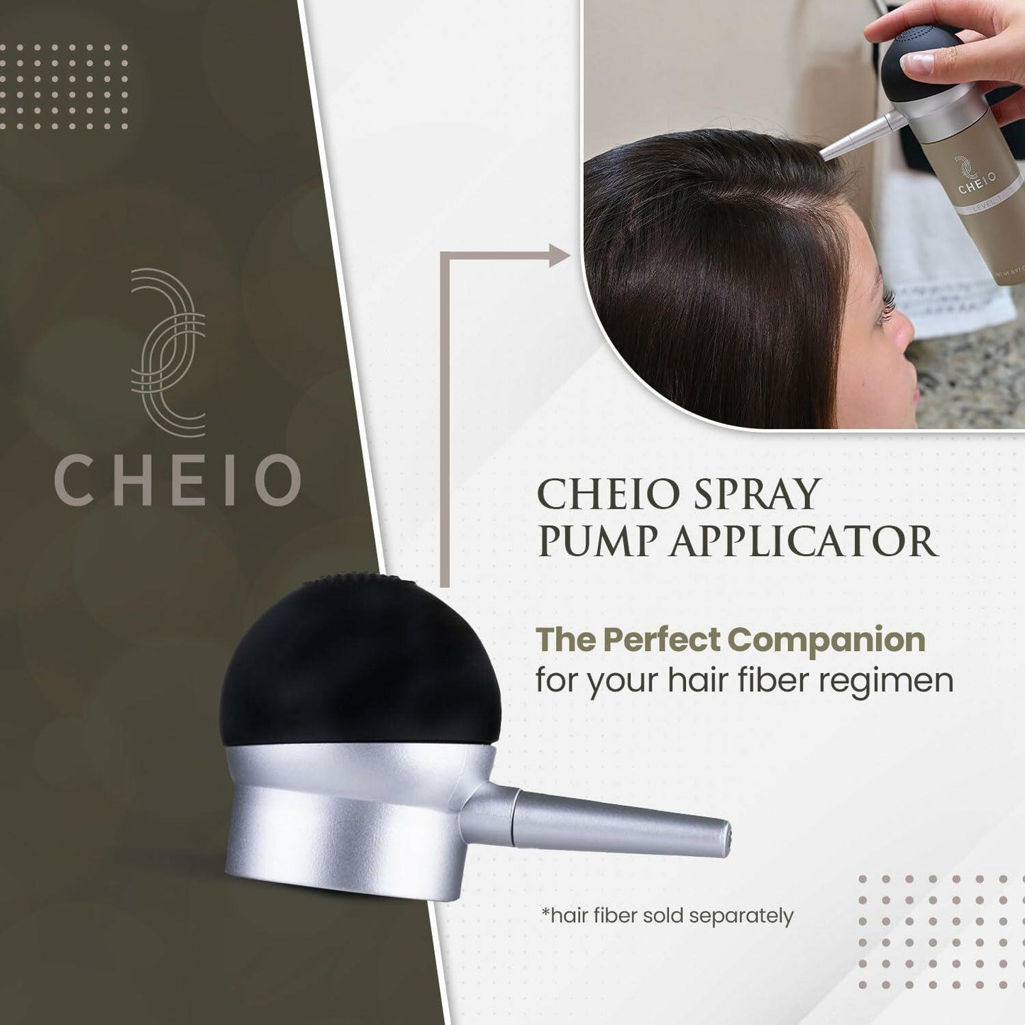 Hair Fiber Spray Pump Applicator