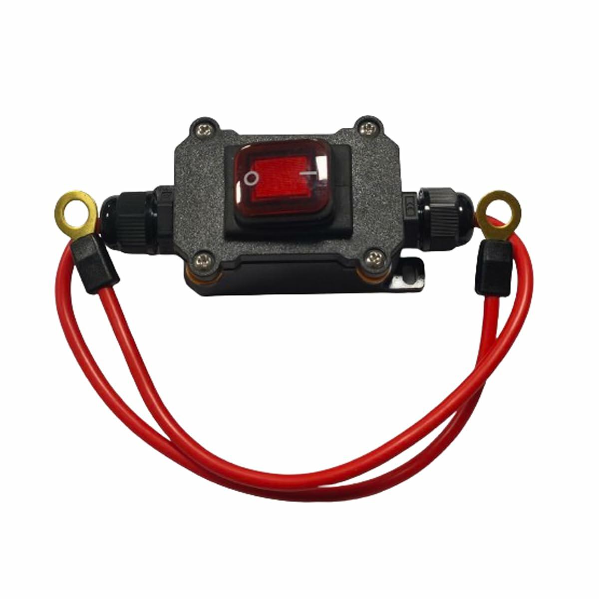 Daohaodeli 16AWG DPST Inline Wire Switch 3-Pin Dual Side On/Off 40cm AC