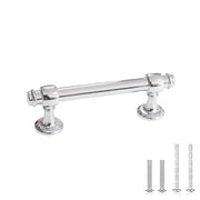 Voraus 10 Pack Cabinet Pulls Polished Chrome 3in (76mm) Drawer Handles