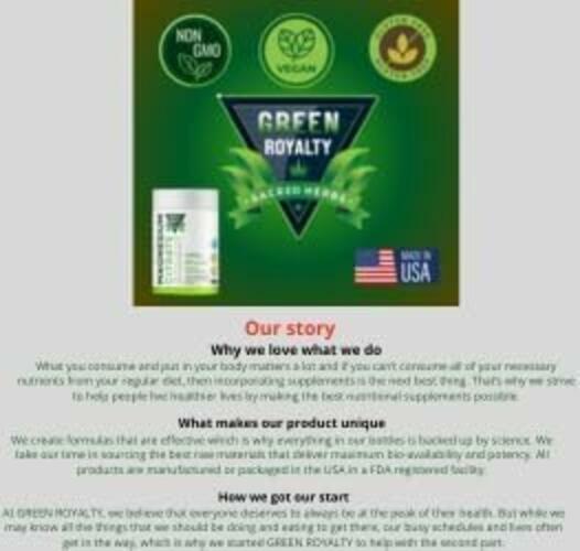GREEN ROYALTY Magnesium Citrate 1000mg 60 Vegan Capsules Gluten Free USA