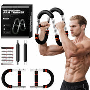 ORAODA Twister Arm Trainer Men Adjustable 3-Level Resistance 60-130 lbs Orange