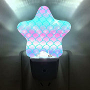 Caifujiqi Night Light Plug-in Dusk to Dawn Sensor White LED Energy Efficient