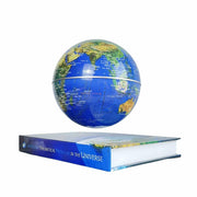 Vital A VITAL Air Floating Illuminated Magnetic Globe Blue Metal