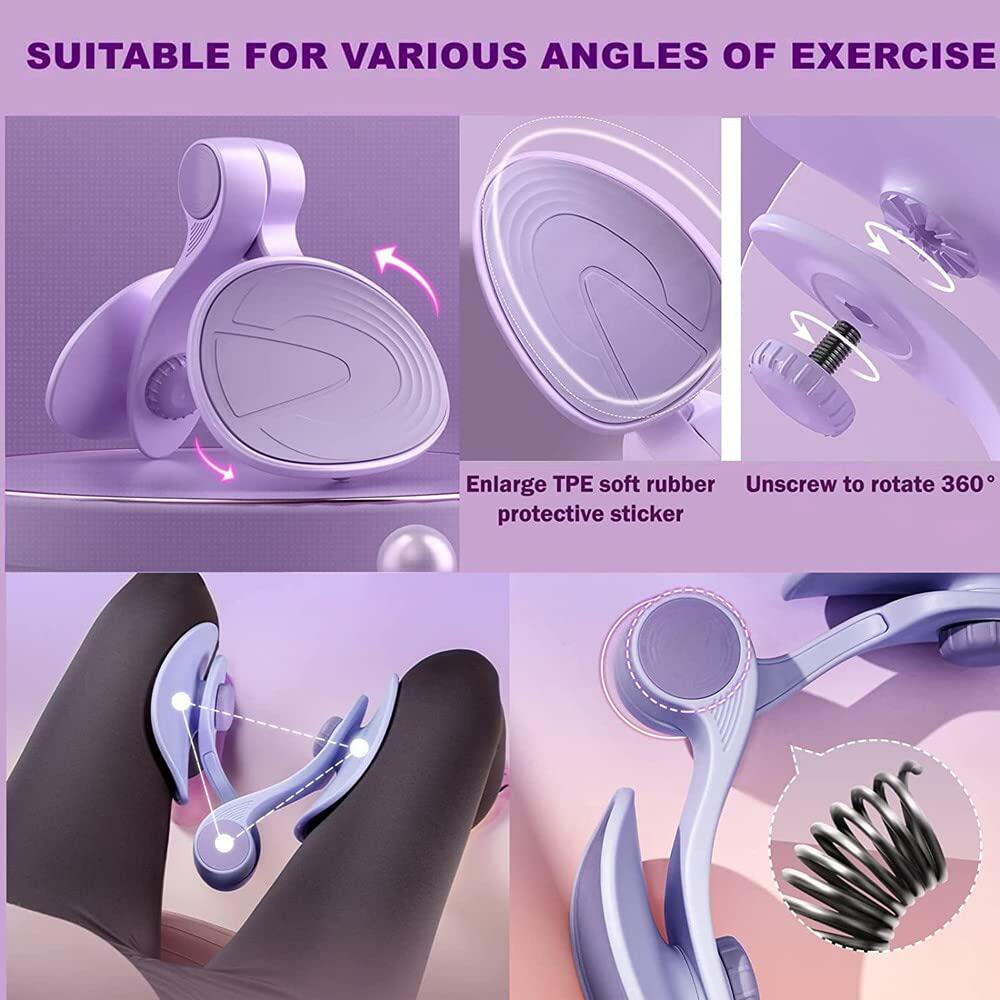 Kvittra Thigh Master Inner Thigh Toner Pelvic Floor Trainer Purple