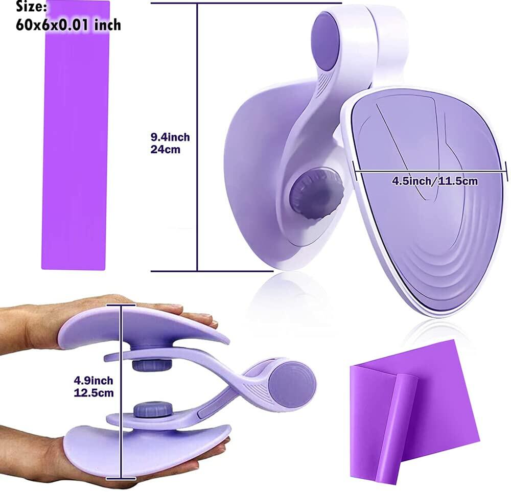 Kvittra Thigh Master Inner Thigh Toner Pelvic Floor Trainer Purple
