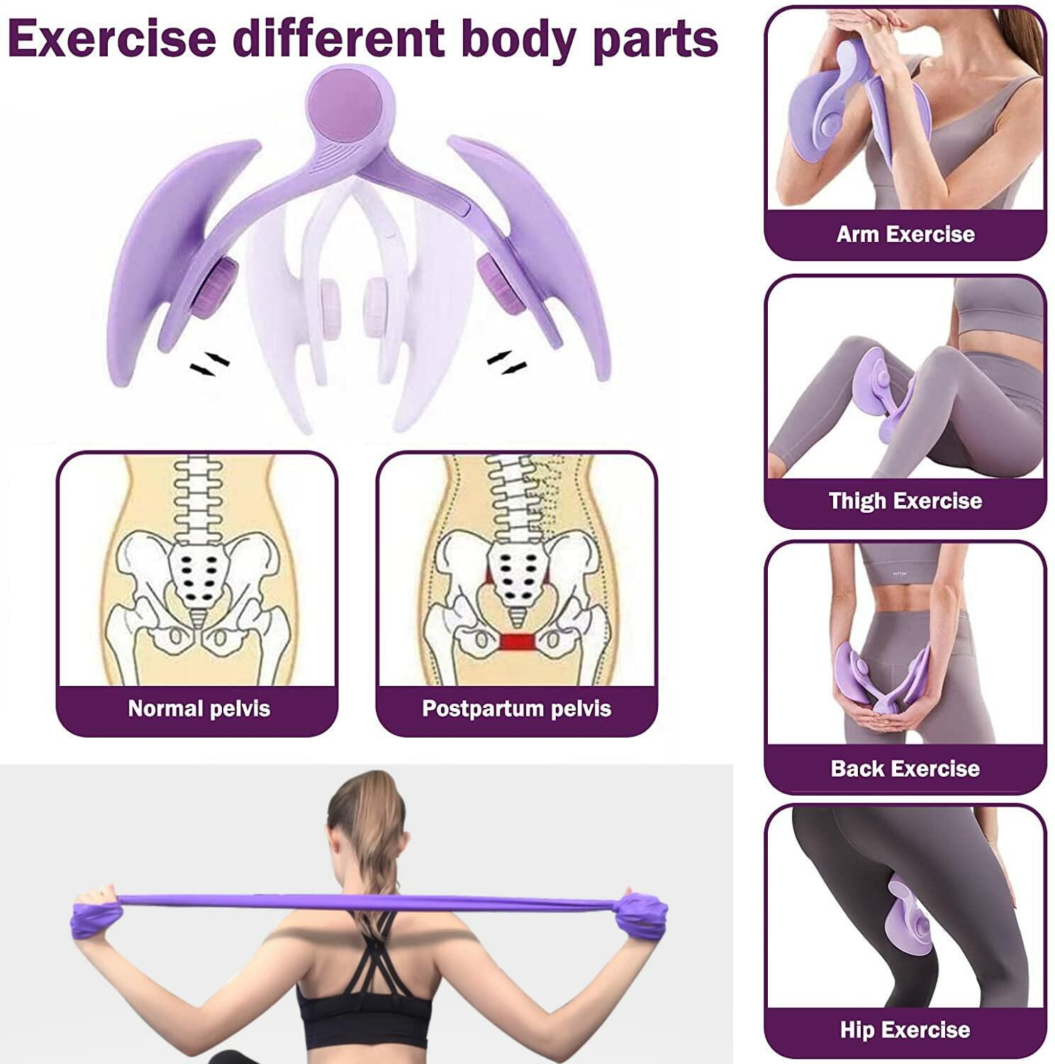 Kvittra Thigh Master Inner Thigh Toner Pelvic Floor Trainer Purple