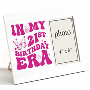 CIANMGD 21st Birthday Wood Picture Frame Polychrome 8x10 Inch
