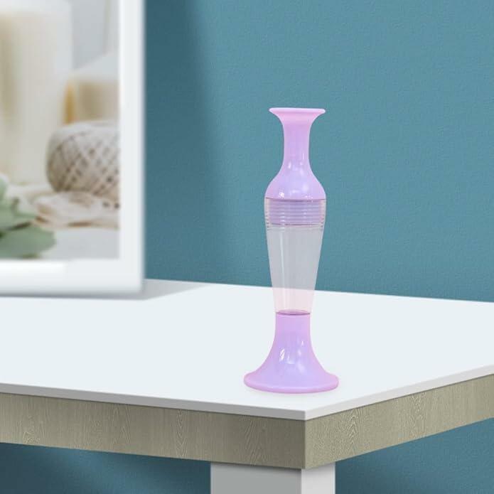 Purple Diamond Painting Pen Flower Pot Shape 5D Point Drill Pen Art Tool