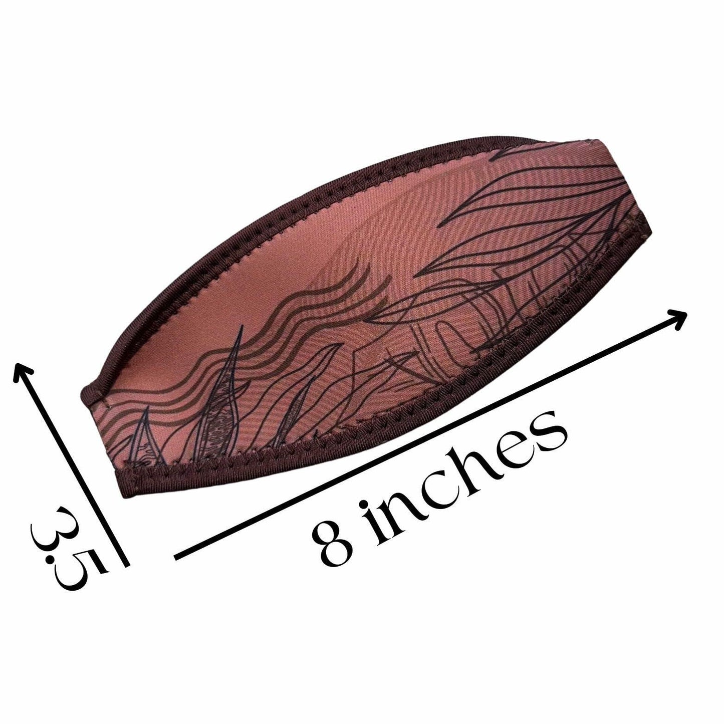 Isle Essentials Aqua Lime Green Scuba Snorkel Mask Strap Cover