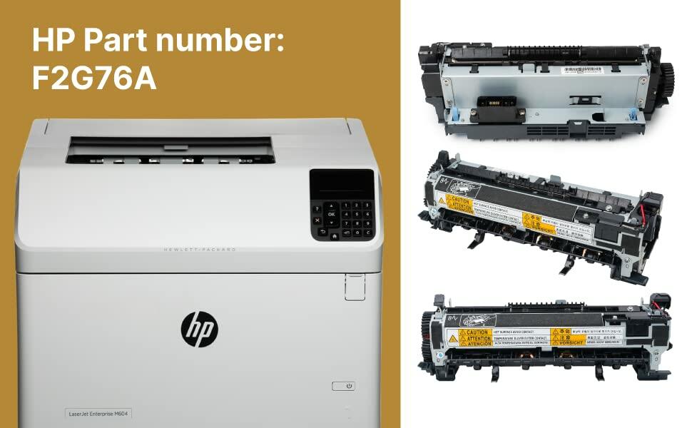 Romagon Maintenance Kit for HP Laserjet M604 M605 M606 110V Fuser Roller