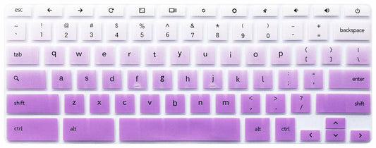YYubao Keyboard Skin for Samsung Chromebook XE500C13 11.6" Silicone Purple