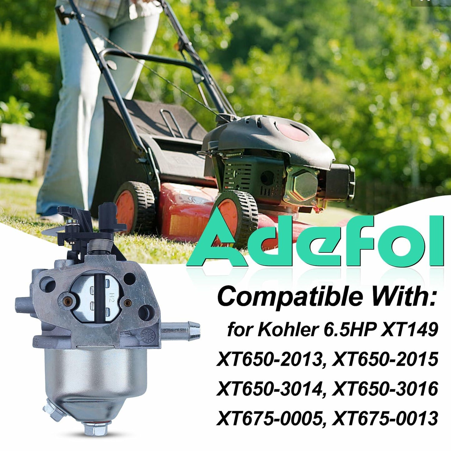 Carburetor for Kohler XT650 XT675 149cc Engine w/ 14 083 15-S Filter Replace