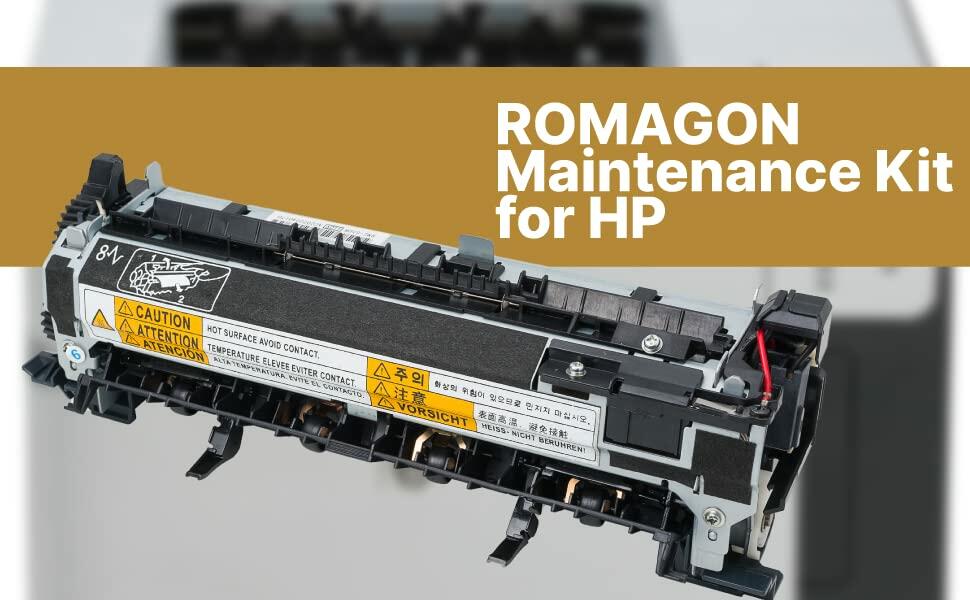 Romagon Maintenance Kit for HP Laserjet M604 M605 M606 110V Fuser Roller