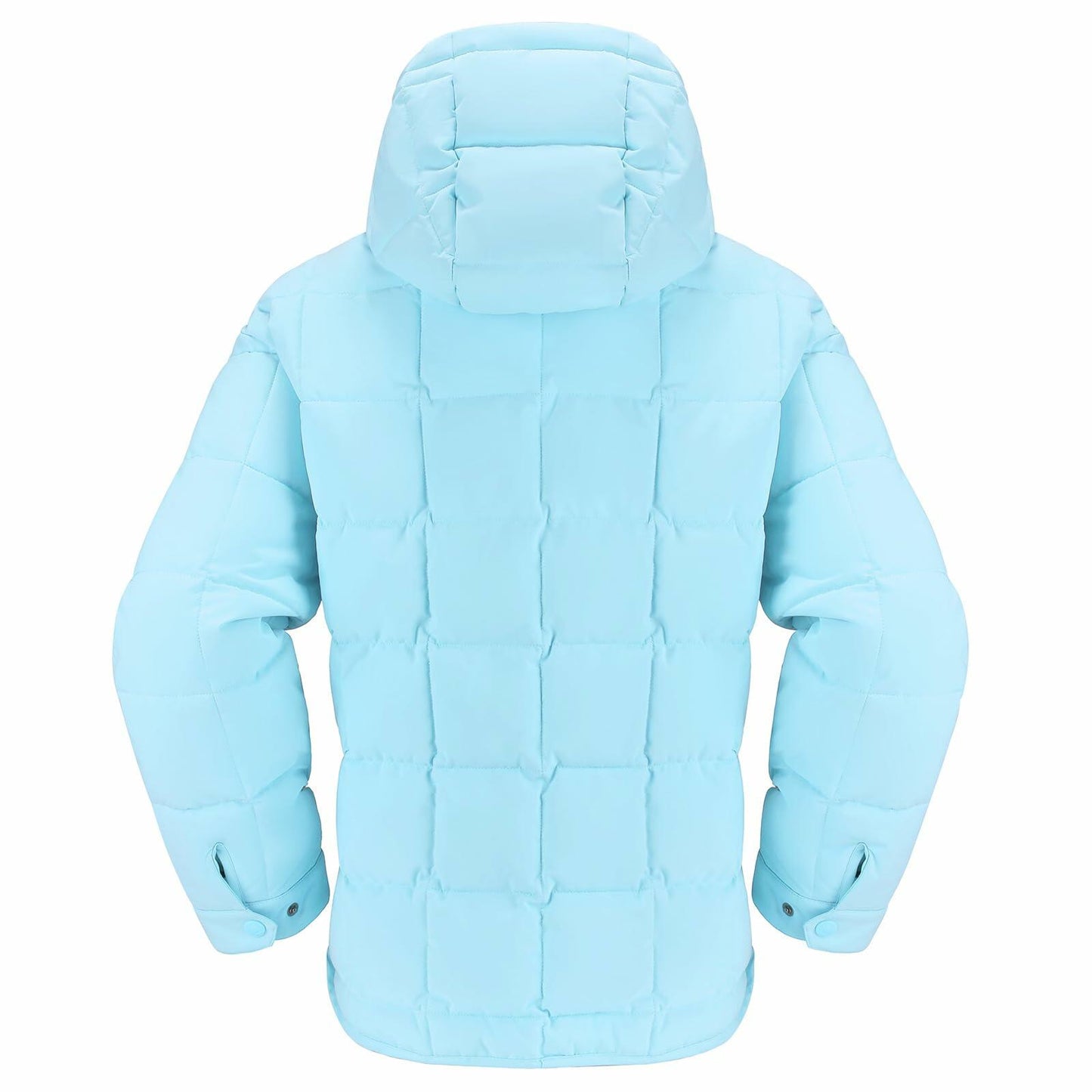CAMELSPORTS Women's Lightweight Hooded Quilted Puffer Jacket Blue Size S