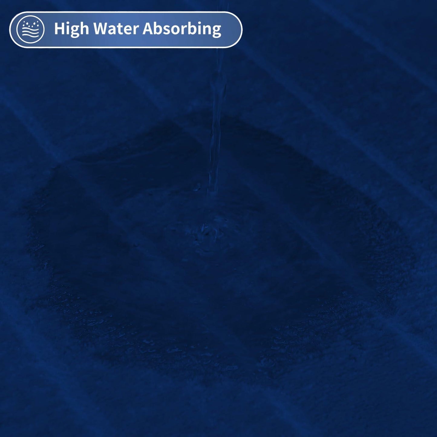 SWEMSTAR Bathroom Rugs 2pcs Memory Foam Quick-Dry Gray 17x24 + 20x32