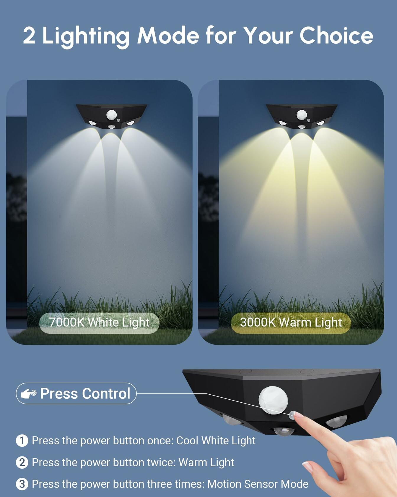 Smartdany 12 Pack Solar Fence Lights Motion Sensor 60 Lumens Waterproof White