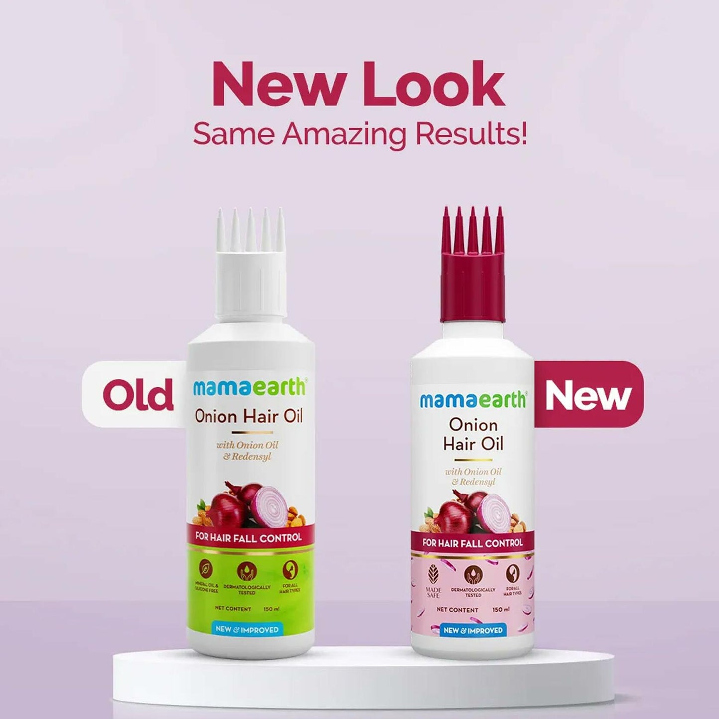 Mamaearth Onion Hair Oil Anti Hair Loss with Redensyl 150ml