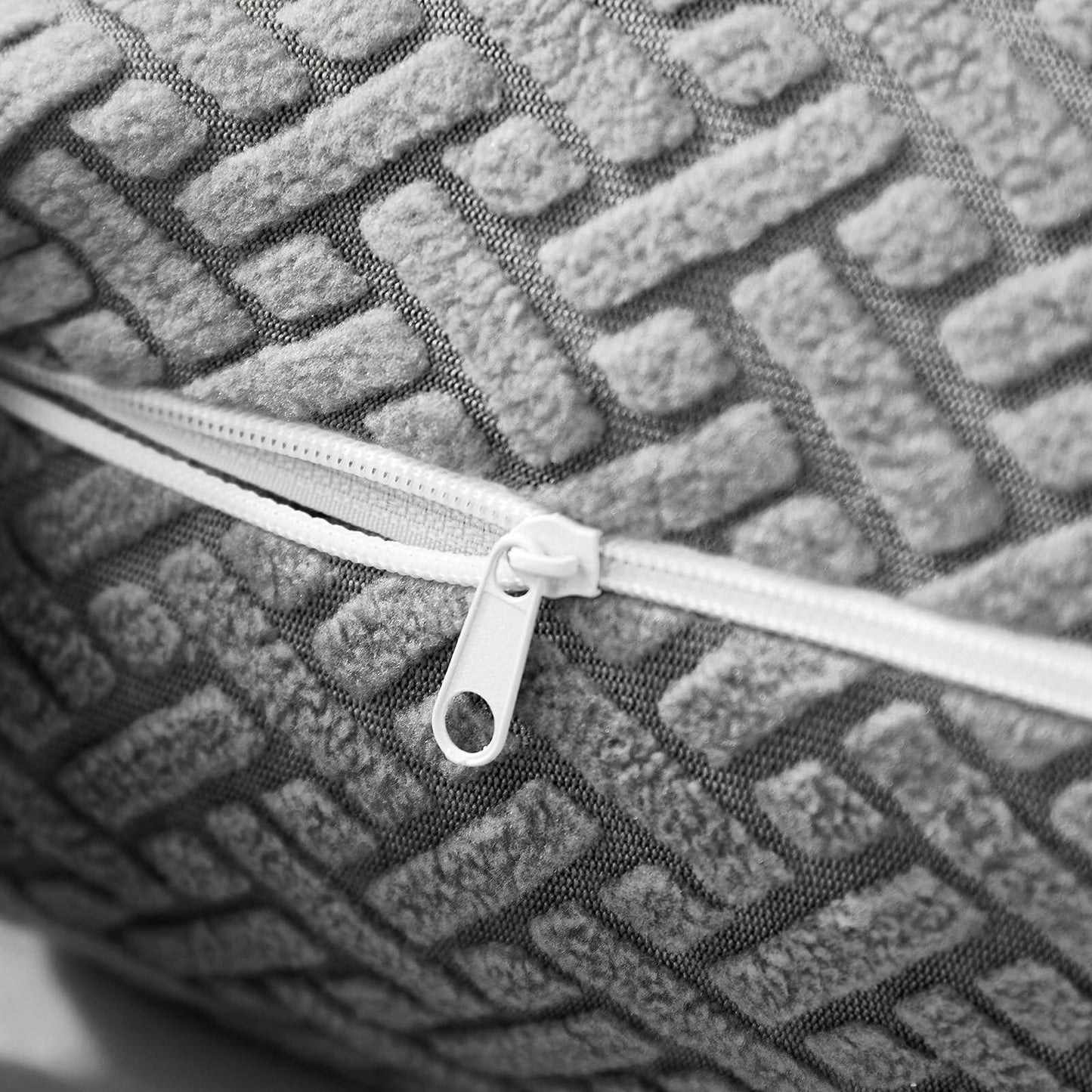 Yoovat Throw Pillow Cover Texture Blue 16x16 Inch Waterproof Durable