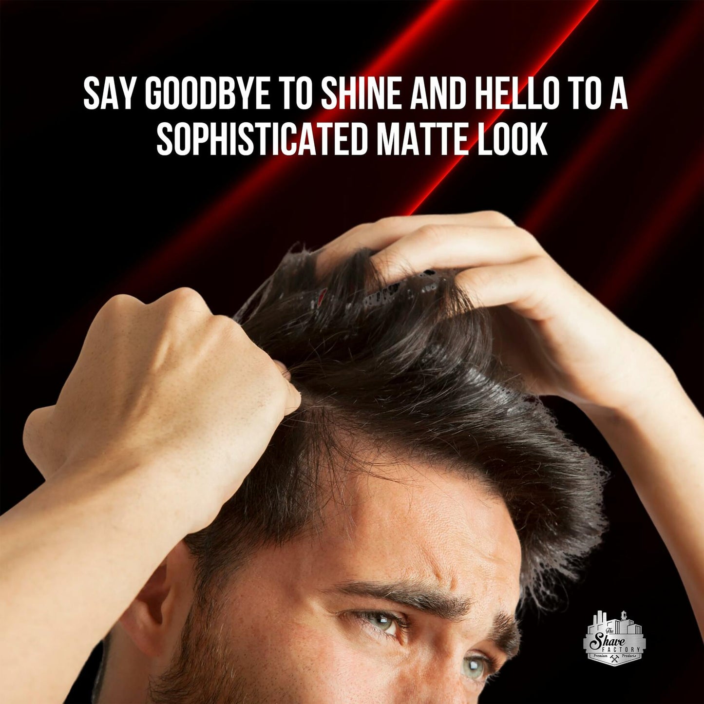 The Shave Factory Hair Styling Powder 20g Mattifying Volumizing 3 Pack Black