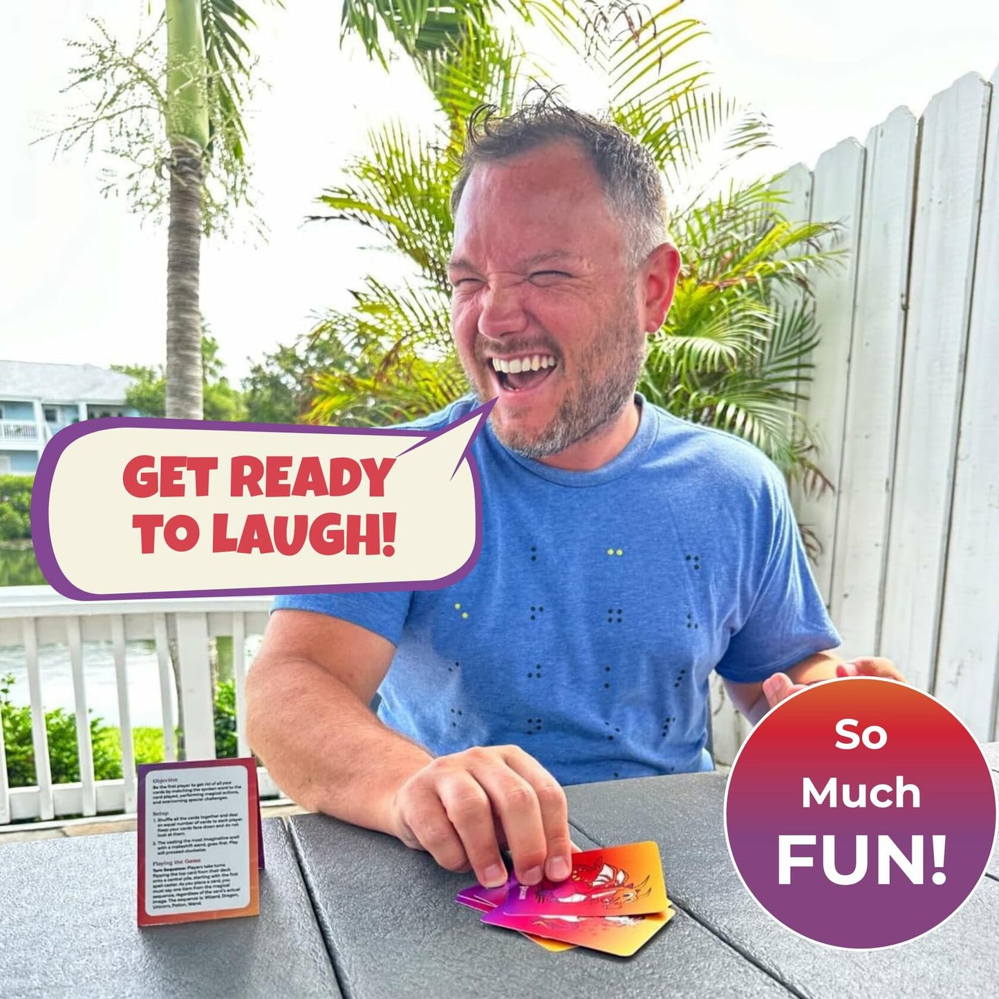 PIRATE WIZARDS Wizards Dragons Unicorns Card Game Fast Action 3-6 Players