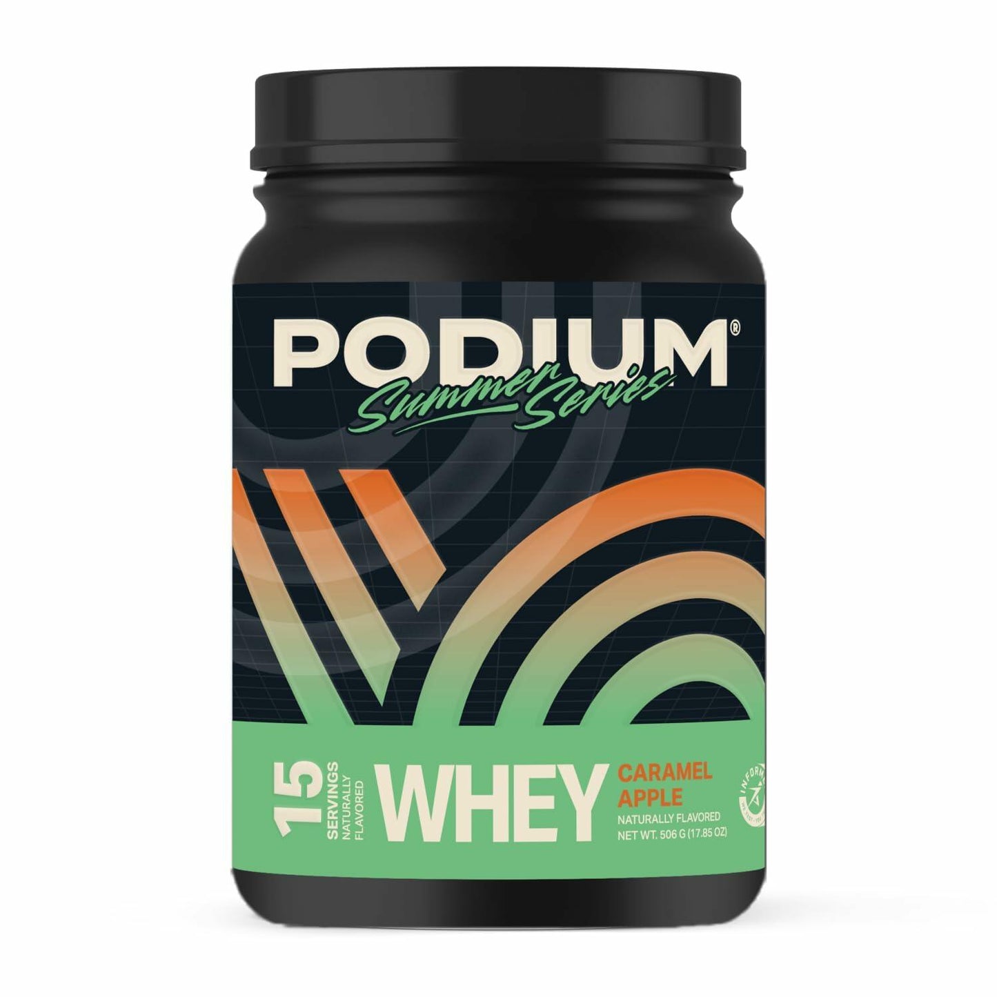 Podium Nutrition Whey Protein Powder Caramel Apple 1.2lb